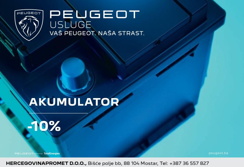 Peugeot, Akumulatori -10% - Zima je sve bliže, iz autokuće Hercegovinapromet sjajna ponuda stiže